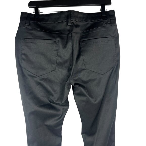 NWOT BAUBAX Merino Wool Blend Stain Water Resistant Trouser Black 10 / 34 TALL - Picture 9 of 11